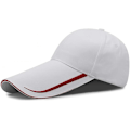Miniatyrbillede 1 af 3: Hurtig shopping YEKEYI Ekstra lang regning 100% vasket bomuld Baseball Cap forlænget skygge solbeskyttelse hat lang stor regning Cap（One Size，Hvid）