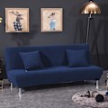 Miniatyrbillede 2 af 5: Sofaovertræk uden armlæn, strækbart overtræk til sovesofa