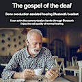 Pikkukuva 2 / 5: True Bone Conduction -kuulokkeet Avoin korva Urheilu Kuulokkeet Langaton Bluetooth Kuuloke Urheilu Juoksu Langaton Kuuloke