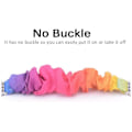 Miniatyrbild 4 av 5: Kompatibel Apple Watch Series 7 41mm Scrunchie-band, Mjukt Tryckt Elastiskt Scrunchie-band för Apple Watch Series 7/SE/6/5/4/3/2/1 38mm 40mm 41mm