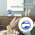 Miniatyrbild 5 av 5: 3D Flytande Sandkonst, 6,69 tum 360 roterande timglasdekoration