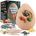 Miniatyrbilde 1 av 5: Dinosaur Egg Utgravingsspill for Barn, Overdimensjonert Dinosaur Egg Utgravingssett, Barnespill med 12 Fors