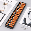 Miniatyrbillede 2 af 5: 17-cifret Abacus Soroban Perler Kolonne Traditionel Børneskole Matematik Læringshjælpemidler Kaesi