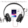 Miniatyrbilde 4 av 4: Foldbar trådløs stereo Bluetooth-headset med mikrofon for iPhone, mobiltelefon, PC og bærbar PC