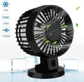 USB Mini Ventilator USB-drevet Fleksibel Mini Køleventilator til Bærbar Computer, Stationær Computer, Powerbank