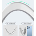 Miniatyrbillede 4 af 5: Dobbelthage Reducer, Elektrisk V-Face Shaping Ansigtsløftningsmaskine Massager Vibration Dobbelthage（Buzzer model，Pink）