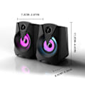 Miniatyrbild 3 av 5: Rea utförsäljning Luminous Led Desktop Computer Audio Mini Laptop Parat Högtalare Multimedia Audio
