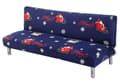 Sofföverdrag utan armstöd för hopfällbar bäddsoffa utan armstöd, 190-210 cm