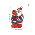 Miniatyrbilde 2 av 2: Julelys LED juledekorasjonslysstreng Vindu sugekopplampe Modelleringsscene Arrangement Fargerike lys