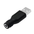 Bærbar USB han til DC hun adapter USB DC 5V stik oplader jack（4.0x1.7mm）