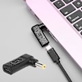 Miniatyrbild 1 av 4: Typ C-hona till 5,5x1,7 mm DC-strömadapter för Acer Aspire 5315 5630 5735 5920