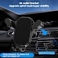 Miniatyrbilde 3 av 5: Universal biltelefonholder 360 rotasjon luftventil GPS-fester stativ（Som vist）