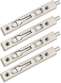 4-pack (2 par) dörrspärr glidskruv, doldörrspärr, rostfritt stål (15 cm längd)