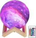 Månelampe, Galaxy Lampe med Berøring og Fjernkontroll