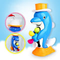 Miniatyrbilde 2 av 5: Badeleker Barn Dusj And Vannleker Delfin Dyr Svømme Strandleker And Squeeze Sound Squeaky For Baby Vannleker|Badeleke
