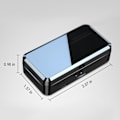 Pikkukuva 3 / 5: Langattomat nappikuulokkeet, Bluetooth 5.3 -kuulokkeet latauskotelolla, korvanappikuulokkeet, melunvaimennus, mikrofoni, LCD-näyttö, urheiluun/työhön