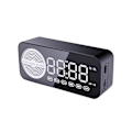 Miniatyrbillede 2 af 2: Udrensning Intelligent Bluetooth Lyd, Vækkeur, Højttaler, Ur Subwoofer, Bærbar Mini Desktop, Hjem, Udendørs Trådløs, Ny Model（Sort）