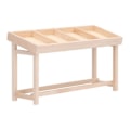 Pikkukuva 4 / 5: Nukkekotihyllytelineet 1:12 Miniatyyripuinen telinehylly nukkekodille DIY-koriste Hedelmä- ja vihanneshylly3