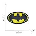 Pikkukuva 2 / 5: Dww-Ecusson - Batman 'Logo' - keltainen - 5,5 x 9,5 cm - kirjotut kangasmerkit silittämällä