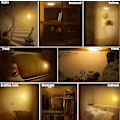 Miniatyrbillede 2 af 4: Trådløs natlampe med bevægelsessensor, 18 LED USB-opladningslampe med 3 gaver