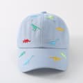 Dww-Blå-Børns Solhat Dinosaur Baseball Cap Sommer Justerbar Hat Dreng Pige Cap