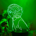 Pikkukuva 3 / 5: 3D LED-yövalot Anime-hahmot 3D-illuusio