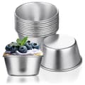 12 stykker individuelle forme buddingforme kopper mini chokolade smeltede pander non-stick cupcake kage coo