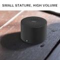 Miniatyrbild 4 av 5: Bluetooth-högtalare, trådlöst miniljudsystem, hem-subwoofer, bärbart utomhusljudsystem med hög volym (fri storlek, svart)