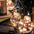Miniatyrbilde 1 av 5: Julepynt 10 LED kobbertrådstreng Julehåndverk Ferielys 8 blinkende moduser