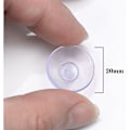Miniatyrbillede 2 af 5: Lilaris 40 stk. små, klare plastsugkopper uden krog 20 mm svampehoved stærke sugekopper til bil Cisea