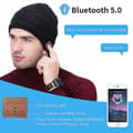 Varm Bluetooth-stickad mössa för att lyssna på musik