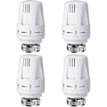 Miniatyrbillede 1 af 5: MSBD 4stk PCS Termostatisk Radiatorhoved, TRV M30 x 1,5 Radiatortermostathoved, Termostatisk Radiatorventil, Radiator Radiatorventiler til Hjem og O