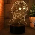 3D LED nattlys Anime-karakterer 3D-illusjon