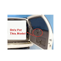 Miniatyrbilde 4 av 5: Bil Mørk Grå Bakre Bagasjerom Dørhåndtak Dørhåndtak For Land Cruiser Prado Lc120 2003-2009（Mørk Grå）