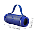 Pikkukuva 3 / 3: Langaton Bluetooth-kaiutin, kannettava kaiutin, stereo, ulkokaiutin Bluetooth 5.0:lla (sininen)