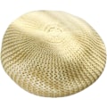 Miniatyrbillede 5 af 5: Fransk Beret Retro Forårs Hue Hatte til Kvinder Udhullet Hæklede Udskårne Strikkede Beret Letvægts Kalot Ottekantet Hat（One Size，Lysegul）