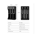 Miniatyrbillede 1 af 5: 18650 Hurtigoplader med Type-C-kabel 4.2V Lithium Batteri Intelligent Oplader til 14500 26650 , 3 S yuante