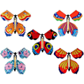 Miniatyrbild 2 av 5: 5-pack Magiska Flygande Fjärilar Uppdragning Gummibandsdrivna Fjärilar för Barn Pojkar Flickor Påskkorgsprylar Presenter Festfavoriter