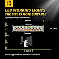 Miniatyrbilde 3 av 5: En-linjers arbeidslys Billamper Billamp LED-arbeidslys Billamp Off-road-lys Kjøretøylys Billampelykt Billamp LED-lys Billelektron
