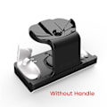Miniatyrbild 3 av 5: För Quest3 VR Grip Laddningsbas 3 Headset Dazzle Färg Laddningshållare Laddare, Svart（Svart）