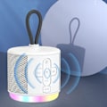 Miniatyrbillede 1 af 5: Bærbar Bluetooth-højttaler (én størrelse, hvid)
