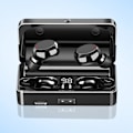 Pikkukuva 4 / 5: Langattomat nappikuulokkeet, Bluetooth 5.3 -kuulokkeet latauskotelolla, korvanappikuulokkeet, melunvaimennus, mikrofoni, LCD-näyttö, urheiluun/työhön