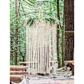 Miniatyrbild 3 av 3: 2024, Macrame gardinväggdekoration, dörrfönstergardiner handvävda bröllopsbakgrundsbåge