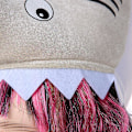 Miniatyrbild 4 av 4: Dww-Haj plysch hatt för vuxna, fisk, undervattensvärld, huvudbonad, accessoar, temafest, karneval