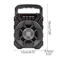 Pikkukuva 2 / 2: Langaton Bluetooth-kaiutin, kannettava valollinen langaton Bluetooth-kaiutin Mp3-musiikkisoitin urheilujuhliin, Tfcard, Aux-kaapeli, USB-muistitikku