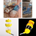 Miniatyrbild 4 av 5: 3-i-1 Hamsterhängande Vattenflaska Djur Automatisk Dispenser Med Bas För Dvärghamster Mus Råtta Igelkott
