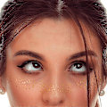 Miniatyrbild 5 av 5: Ansikts Tatuering Dekal Metallic Glansig Tillfällig Vattenöverföring Tatuering för Professionell Makeup Dansare Kostymfester, Shower Guld Glitter
