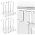 Miniatyrbillede 1 af 5: Over The Door Hooks 10 Pack, Z-formet dørhængerkrog passer til 1 3\\\\/8\\\201d