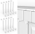 Over The Door Hooks 10 Pack, Z-formet dørhængerkrog passer til 1 3\\\\/8\\\201d