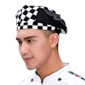 Pikkukuva 1 / 5: Dww-Unisex puuvillakokin hattu (mekko) Kokin hattu Hengittävä kokin hattu Cap Keittiö Catering Cap Pehmeä turbaani ja Co